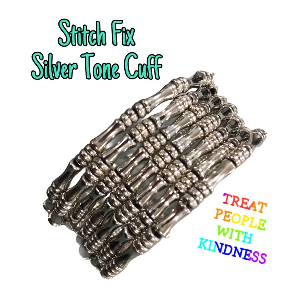 NWOT, Stitch Fix Silver Tone Cuff Bracelet